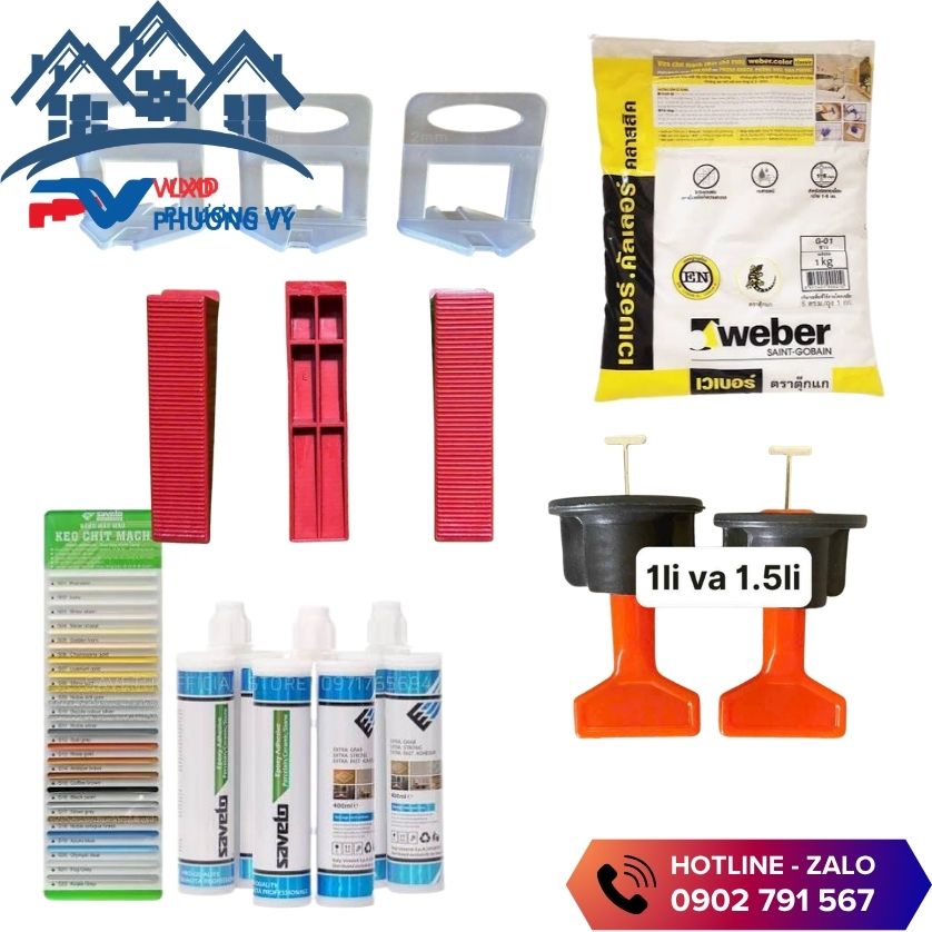 Các loại phụ kiên ốp lát gạch tại Phương Vy