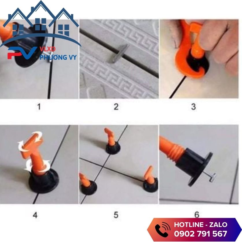 Hướng dẫn sử dụng ke cân bằng ốp gạch chi tiết