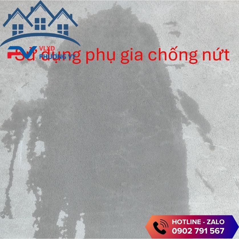 Tường khi được sử dụng phụ gia chống thấm Tường khi được sử dụng phụ gia chống thấm